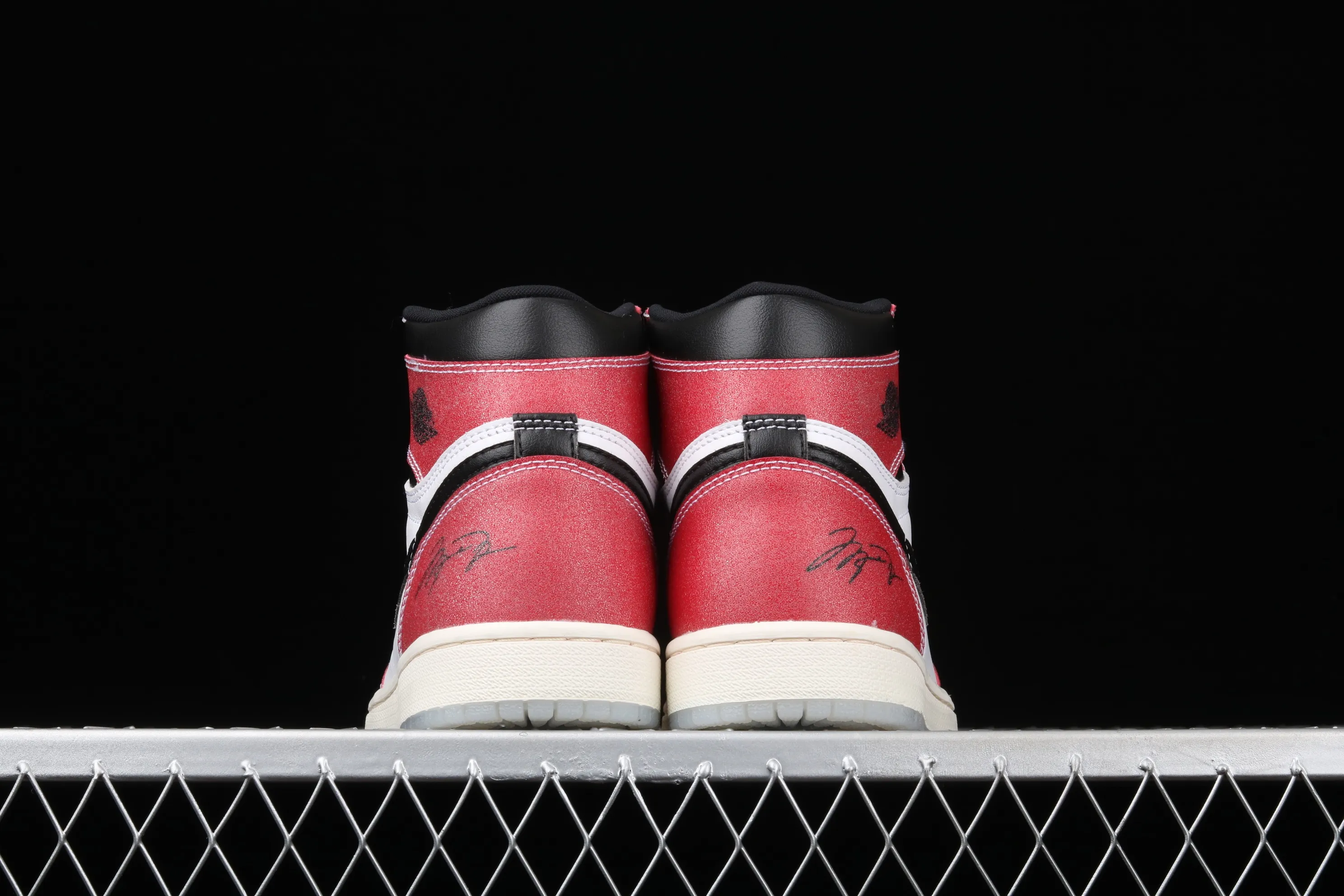 All categories Air Jordan Jordan series basketball shoes Air Jordan 1 High X version Air Jordan 1 High OG Pro "Total Orange" AJ1 Joe 13M blue and white stitching high-top basketball shoes DC6515-100
